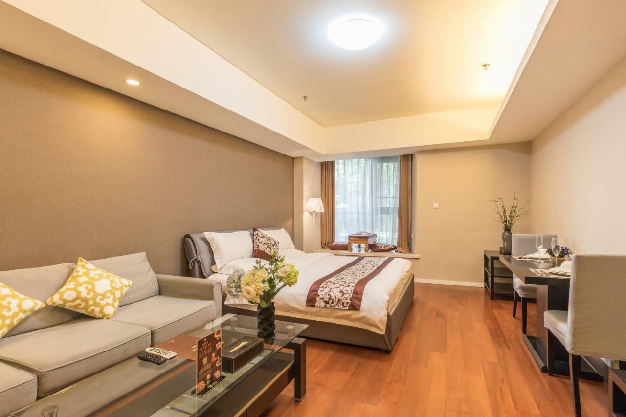 Jiu Du Hui Serviced Apartment Пекин Екстериор снимка