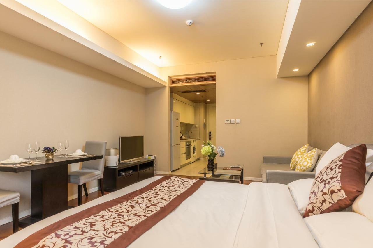 Jiu Du Hui Serviced Apartment Пекин Екстериор снимка