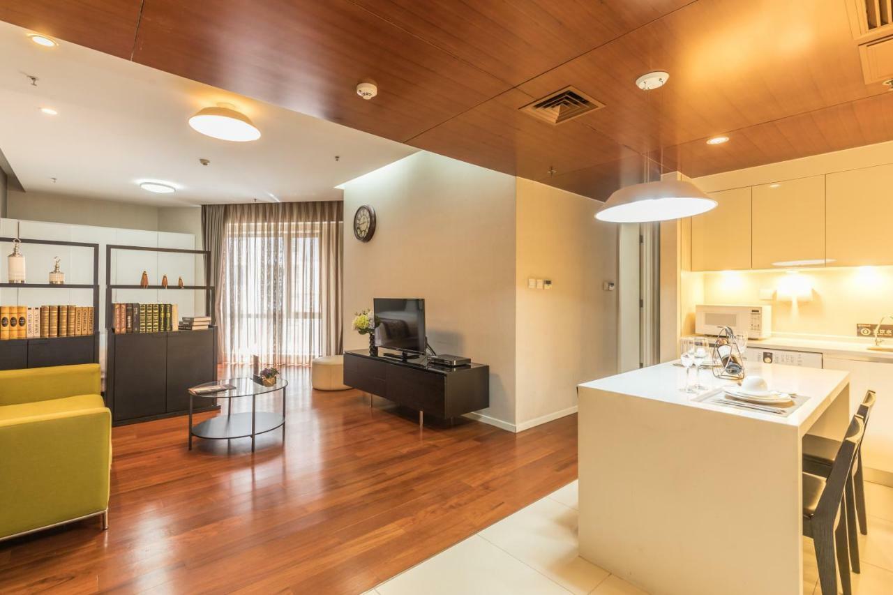 Jiu Du Hui Serviced Apartment Пекин Екстериор снимка