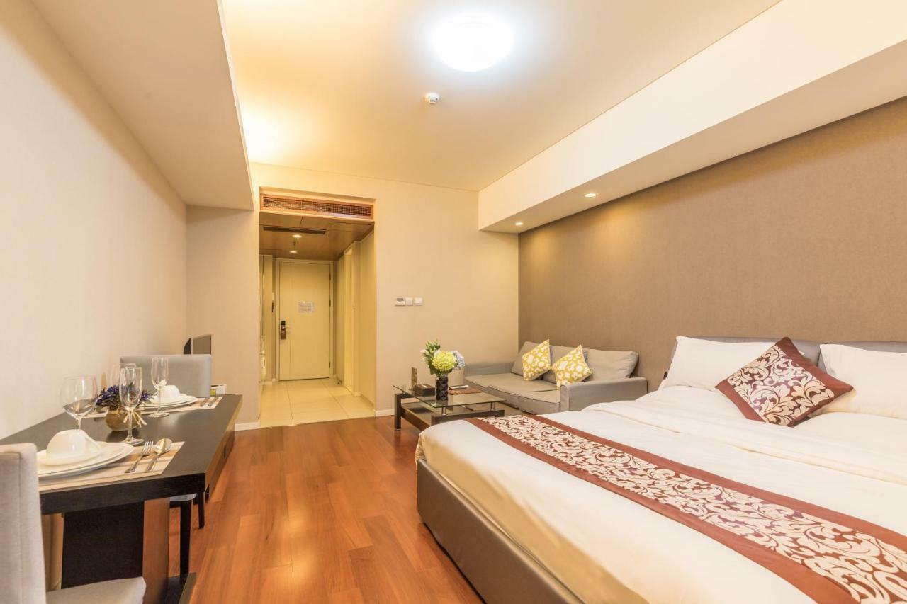 Jiu Du Hui Serviced Apartment Пекин Екстериор снимка